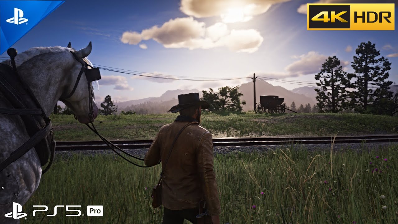 Red Dead Redemption 2 - PS5 PRO HDR 4K Ultra Realistic Graphics | Free Roam + Mission