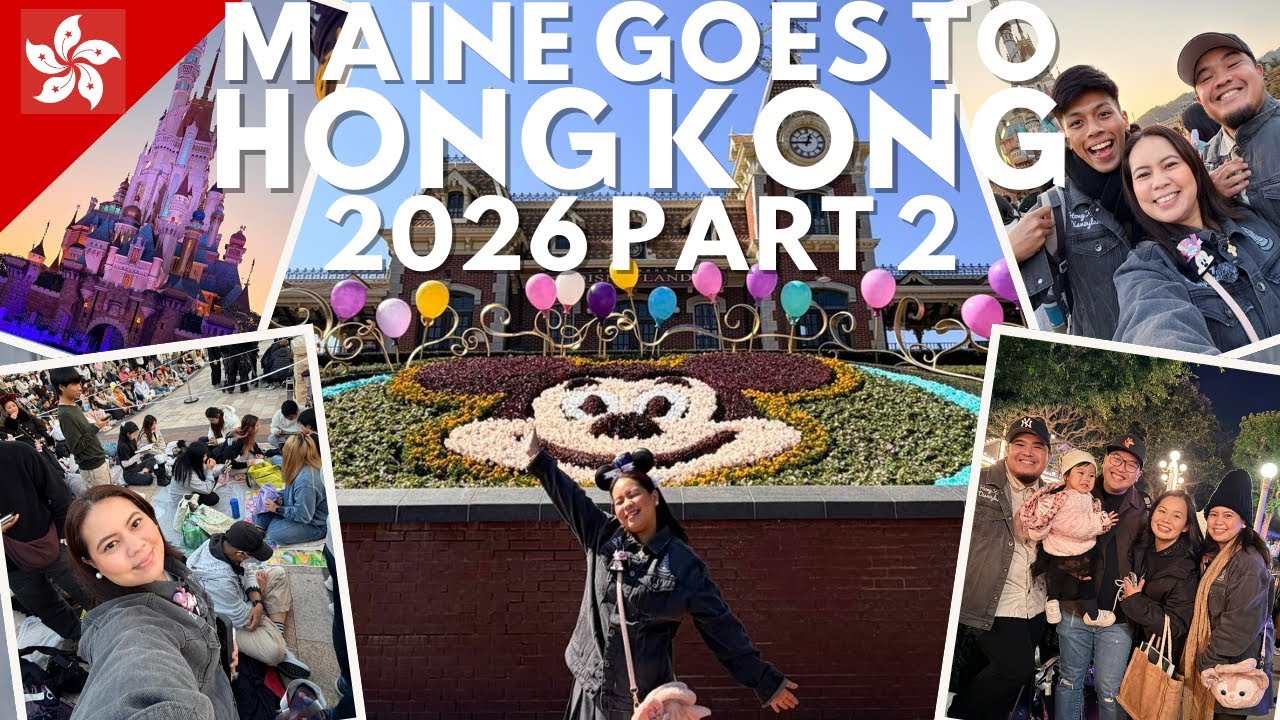 Hong Kong 2026 Part 2: Lea Salonga at Hong Kong Disneyland | Going home to the PH via Cathay Pacific
