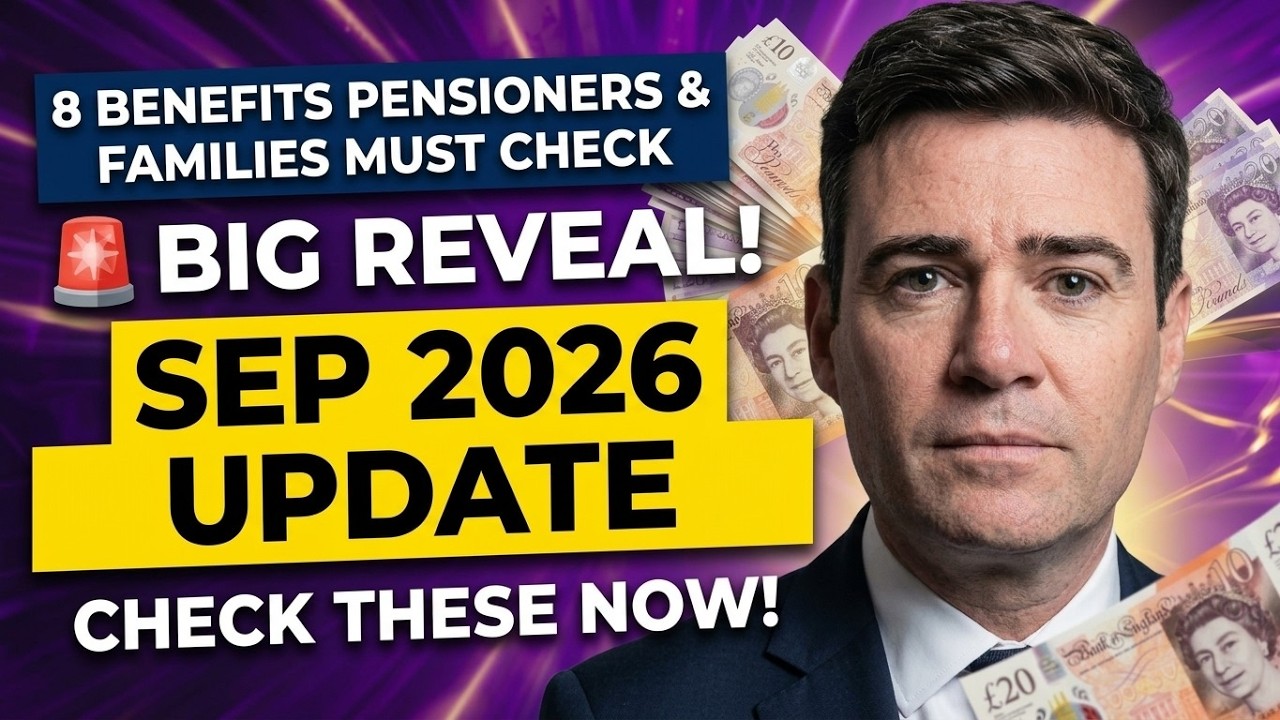 🚨 JUST IN: DWP September 2026 Update &mdash; 8 Benefits Pensioners & Families Must Check NOW!