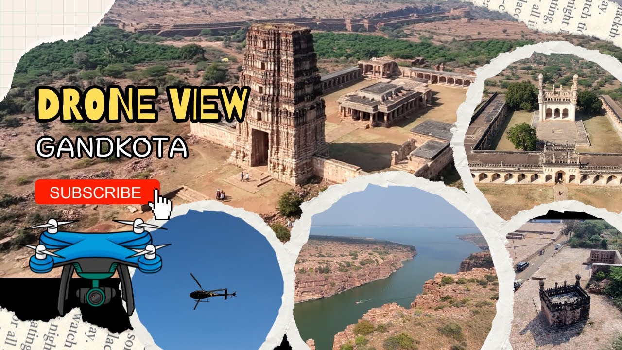 Gandikota detailed drone view