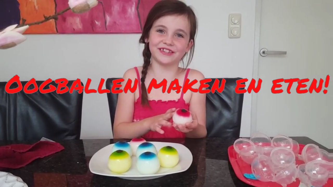 DIY - Oogballen maken en eten! (Nederlands)