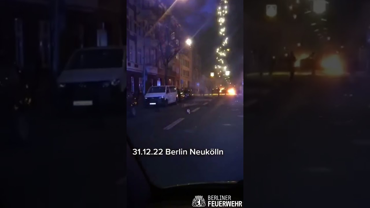 Pyrotechnischer Beschuss auf unsere Einsatzkräfte in der Silvesternacht 2022 / 2023