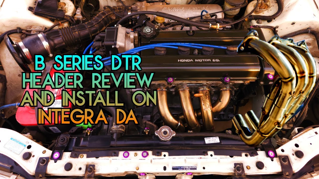 B series DTR Header review and install on Integra DA