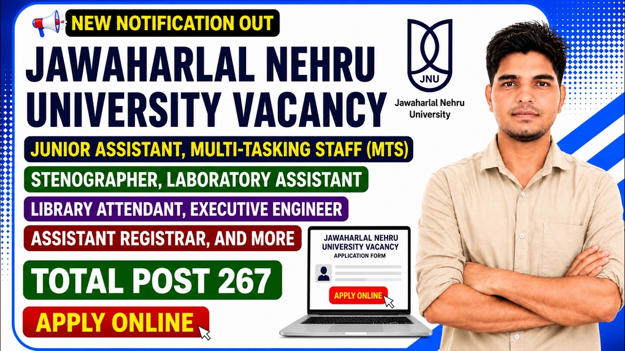 JNU Online Application Form 2026 | How To Apply For JNU 2026 | How To Fill JNU Delhi Form 2026