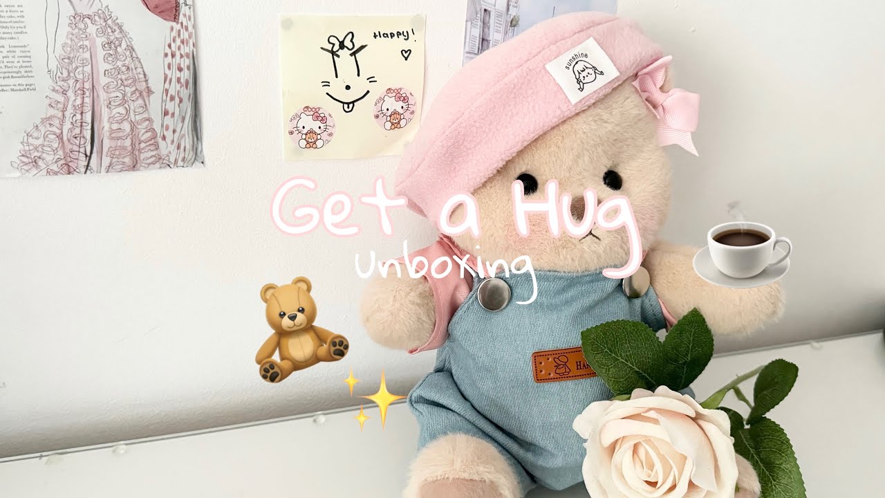 Get A Hug | unboxing | Cutest Bear Everrr!!! | 🧸🐻✨
