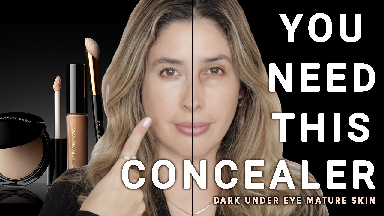 PAT MCGRATH CONCEALER + UNDER EYE BLURRING POWDER Review COVER MATURE UNDER EYE CIRCLES Wear Test