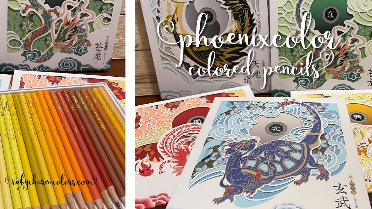 Phoenixcolor Colored Pencils - RubyCharmColors