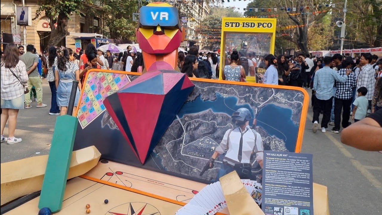 Kala ghoda festival 2026 Mumbai - PUBG game - Aananta Kalan Vlog 😍