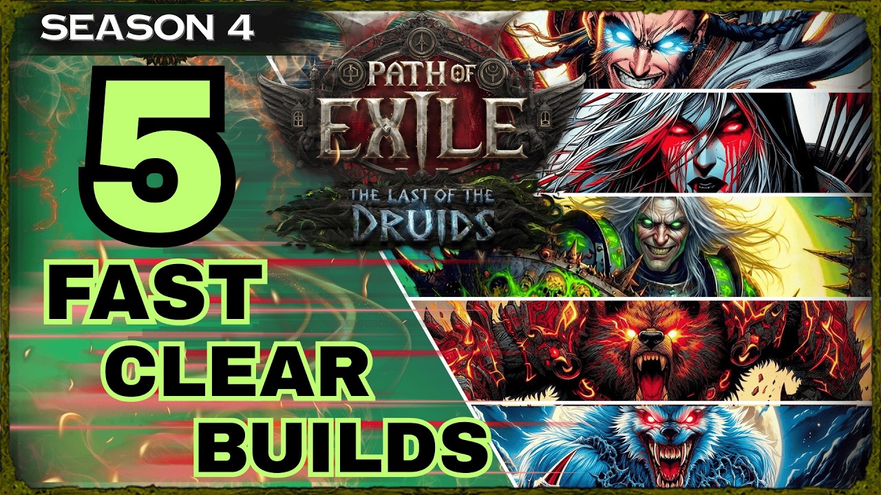 [0.4] 5 POWERFUL FAST CLEAR BUILDS FOR PATH OF EXILE 2 &ndash; PoE 2 Builds