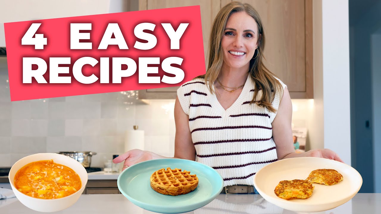 4 EASY RECIPES TO HELP YOUR TODDLER