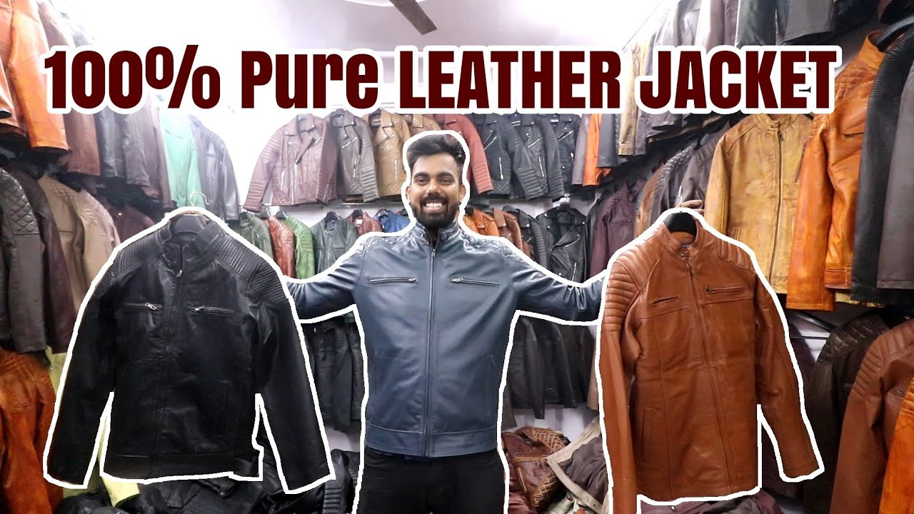 LEATHER JACKET IN DELHI | 100% PURE Leather | Leather Jacket Wholesale Market In Delhi