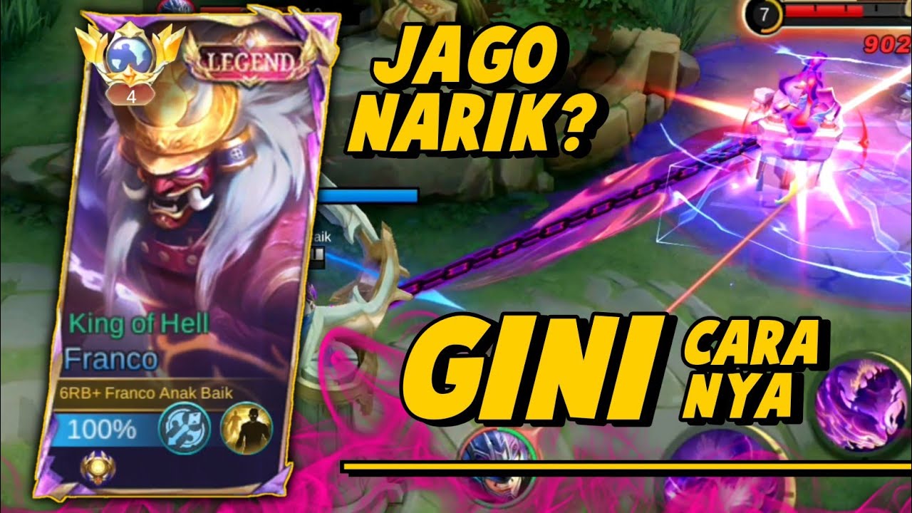 CARA SUPAYA HOOK SELALU KENA DAN AKURAT RAHASIA TOP GLOBAL FRANCO!!