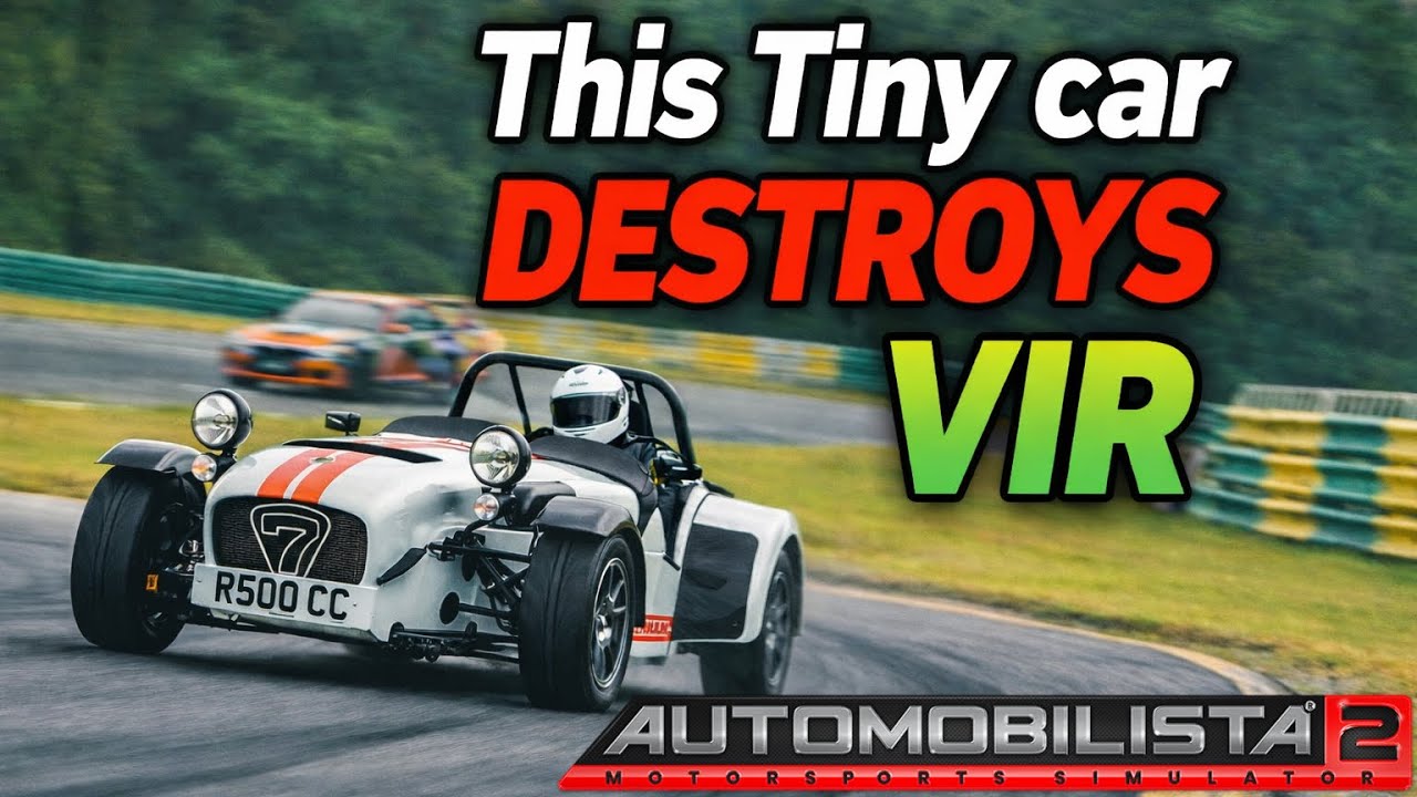 This Tiny Car DESTROYS VIR! | Caterham Superlight Madness (Automobilista 2)