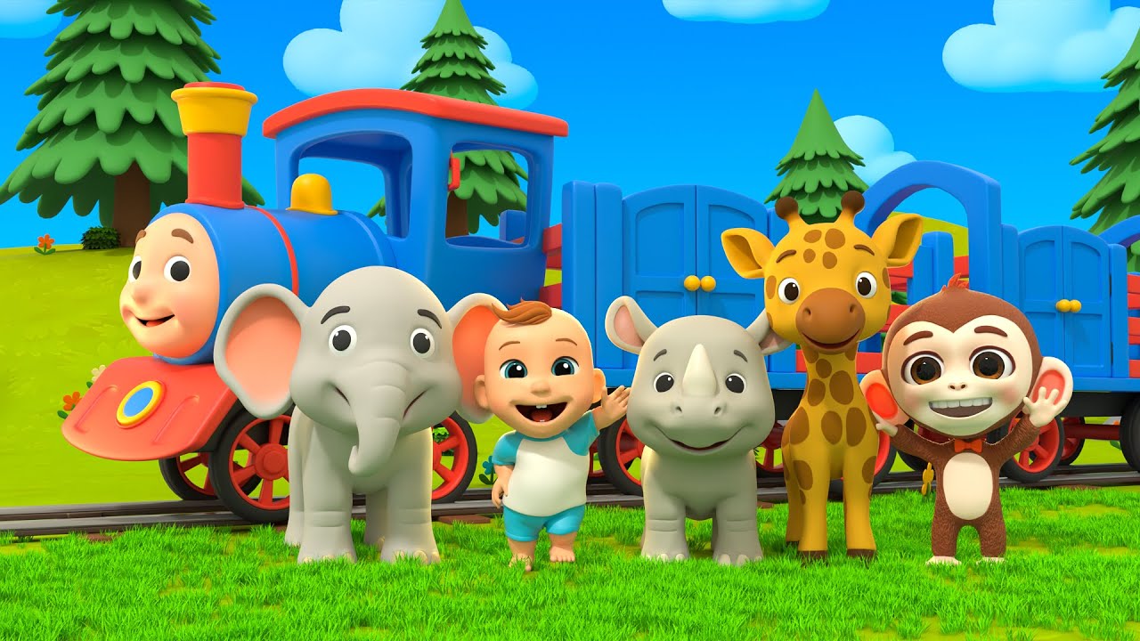 Farm Animals Playtime Adventure for Kids | LuLu Melon Newborn Children Nursery Rhymes