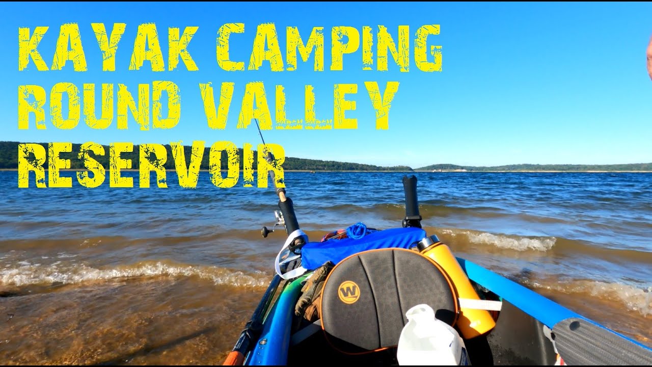 Kayak Camping Round Valley Reservoir Day 2, some fishing and 