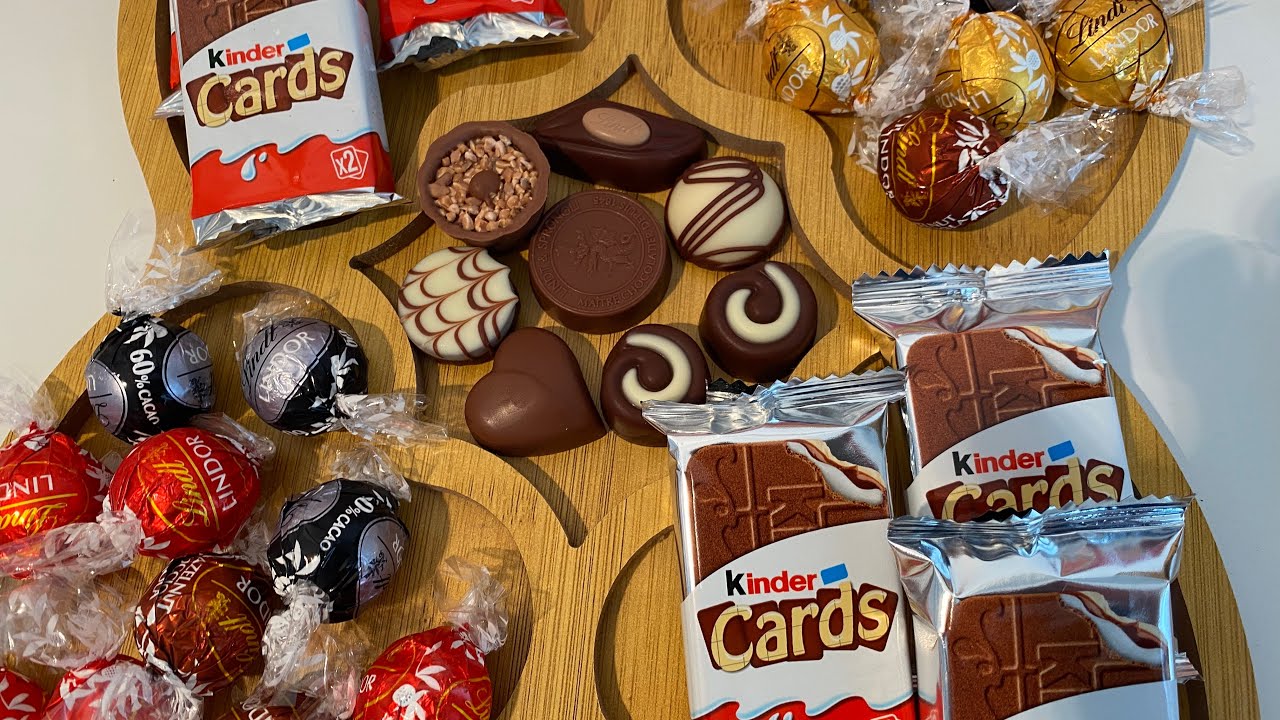Filling Platter Lindor Chocolate ASMR 