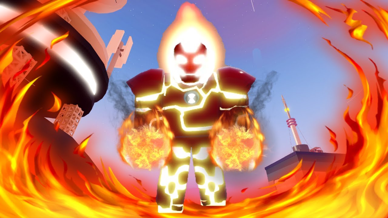 Roblox Ben 10: Cosmic Storm Heatblast Showcase!