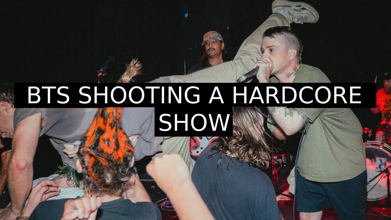 Behind the Scenes Concert Photography at a Punk/Hardcore Show