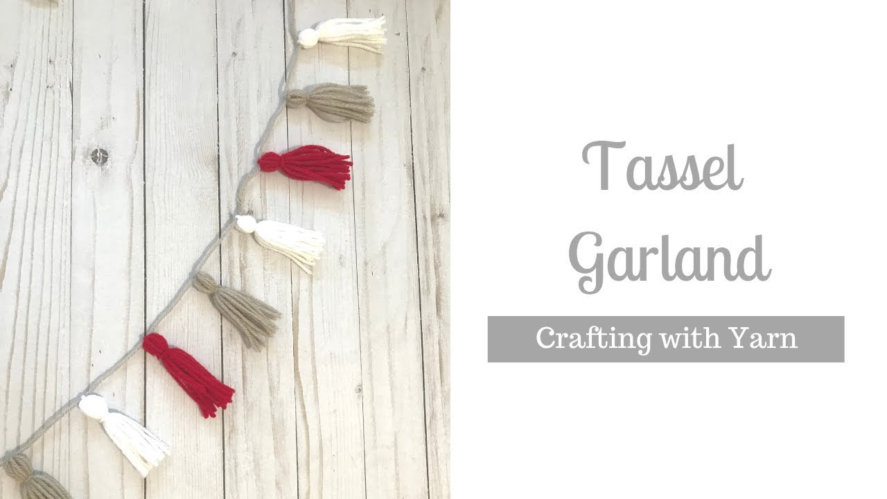 Tassel Garland Tutorial  | DIY Tassel  |  How to make a tassel garland