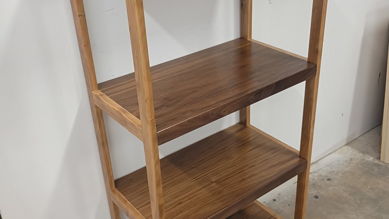 Cherry/Walnut shelf stand #woodcraft #woodworking #wood #diy #woodfurniture   