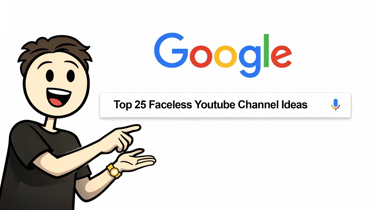 Top 25 Faceless Youtube Channel Ideas (realtalk)