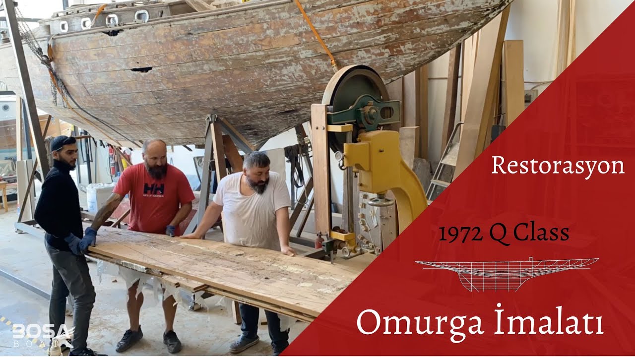 Ahşap Tekne Restorasyonu - 1972 Q Class - Omurganın İmalatı