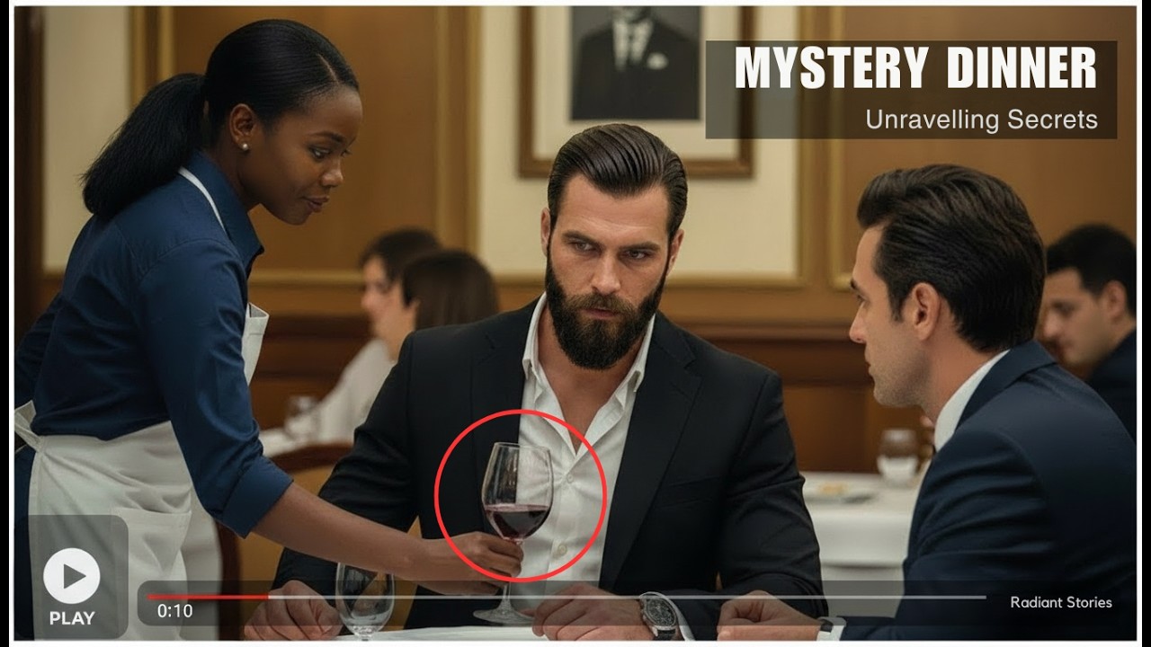 The Waitress Switched His Glass Without a Word — When the Billionaire Realized, Everything Changed..