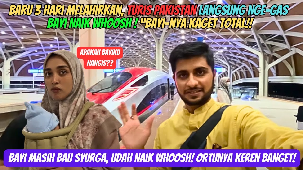"Naik WHOOSH Bareng Bayi Dikira Bakal Nangis, Turis Asing Ini Tak Sangka Senyaman Ini!"