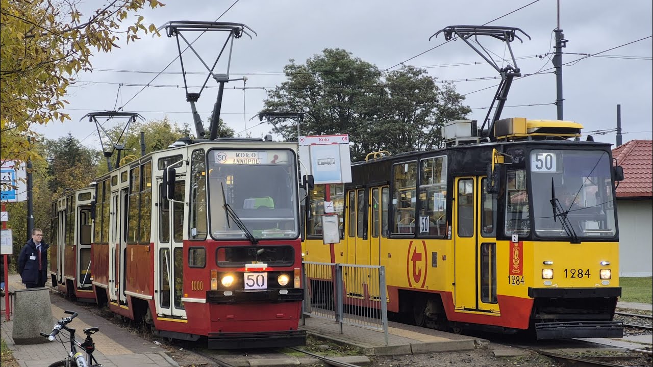 Tramwaje z okazji 50-lecia wagonów 105N w Warszawie