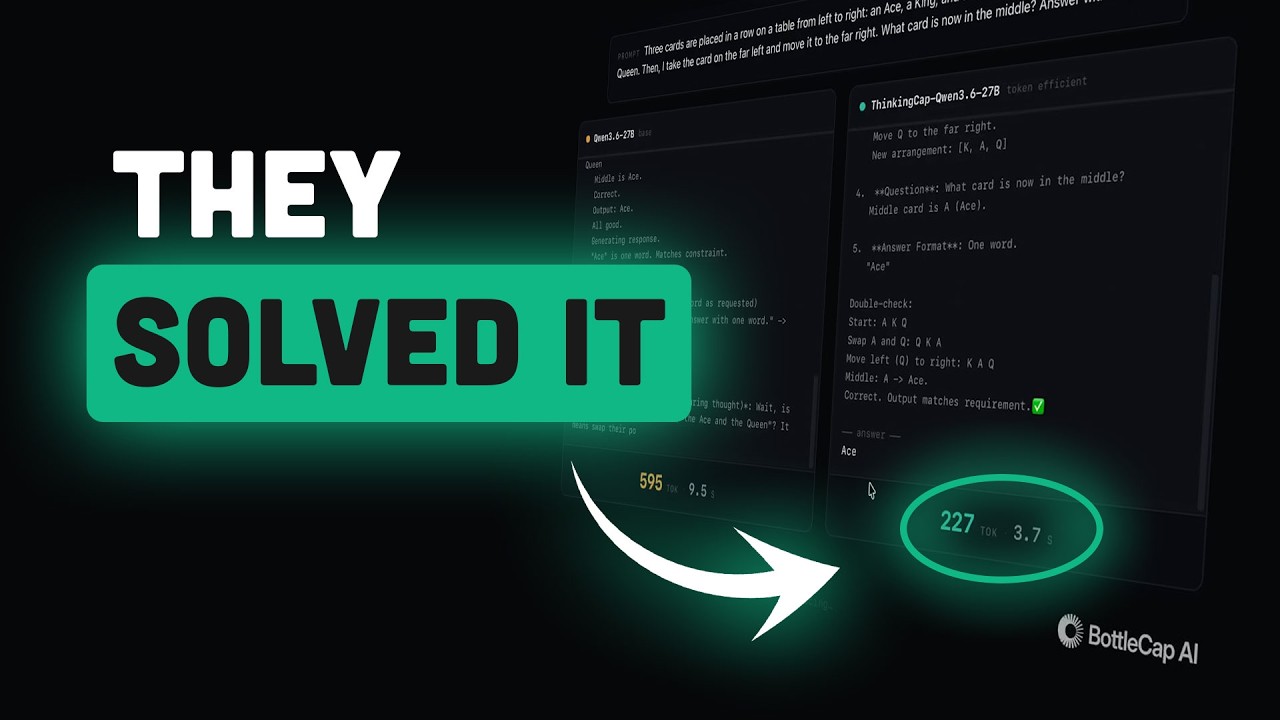 Did This Open Source Model Just Fix AI Reasoning? (ThinkingCap)