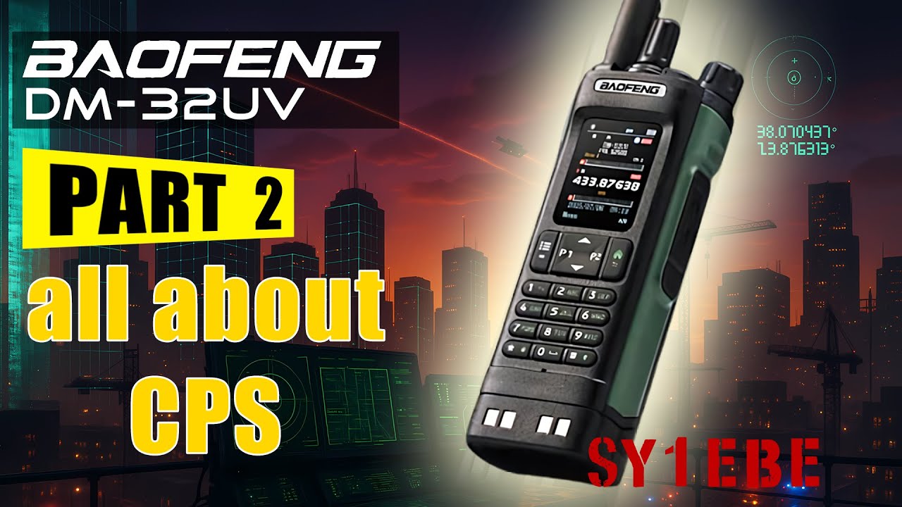 Осваиваем DM-32UV! Настройка APRS и программирование CPS — ЧАСТЬ 2 / SY1EBE