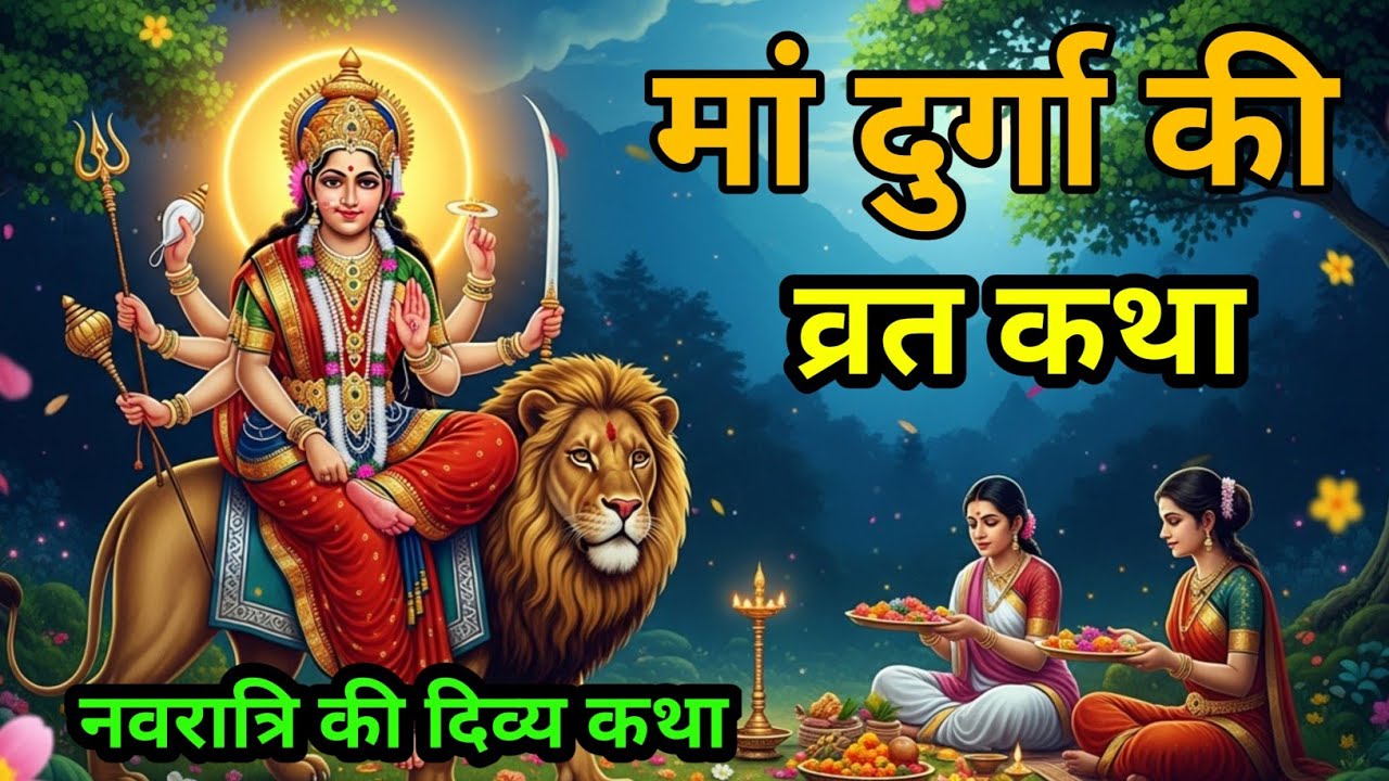 मां दुर्गा व्रत कथा | सुनते ही हर मनोकामना होगी पूरी 🙏Navratri Special: Maa Durga vrat katha | 