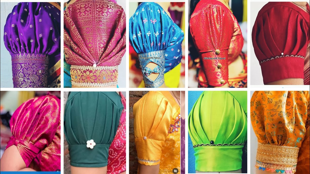 Latest Puff Sleeve Designs/ Blouse Sleeve Designs/ Baju Ki Design/ Astin Ki Design