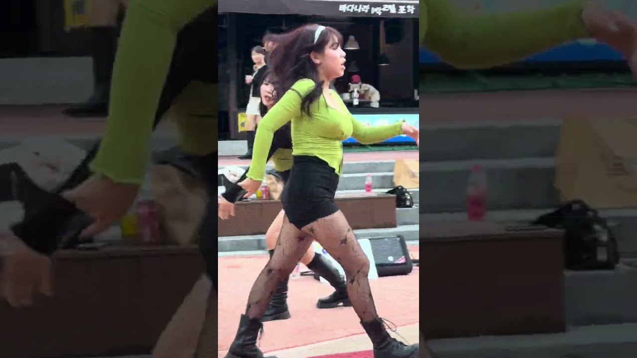댄스팀 에이브리 abry 도하 에버글로우 던던 dun dun 홍대 busking 직캠 (20241019)