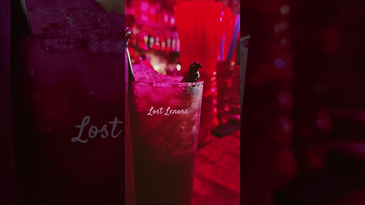 Lost Lenore #rumdrinks #raven #edgarallanpoe #goth
