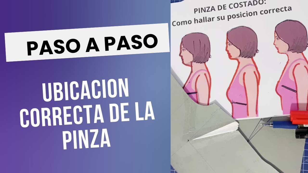Como asegurar la posición de la pinza del costado antes de cortar la tela