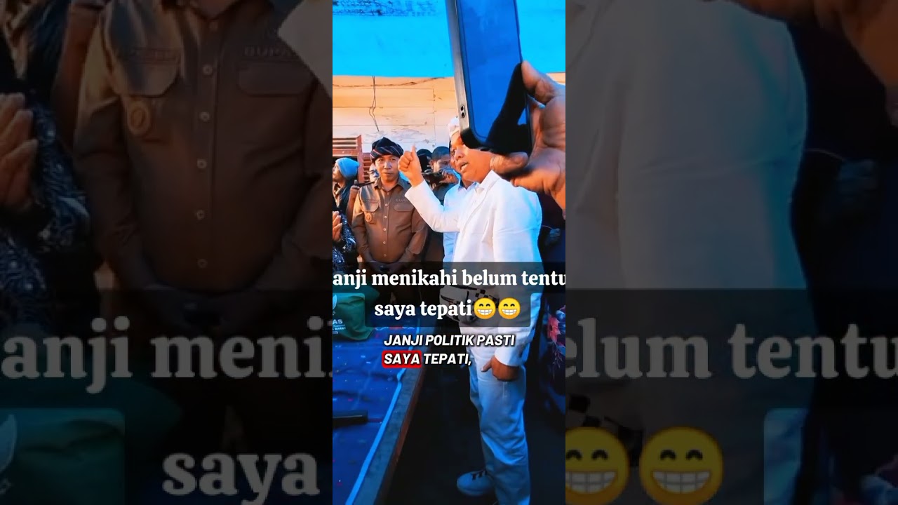 janji politik pasti saya tepati..tapi janji menikahi belum tentu saya tepati:KDM 