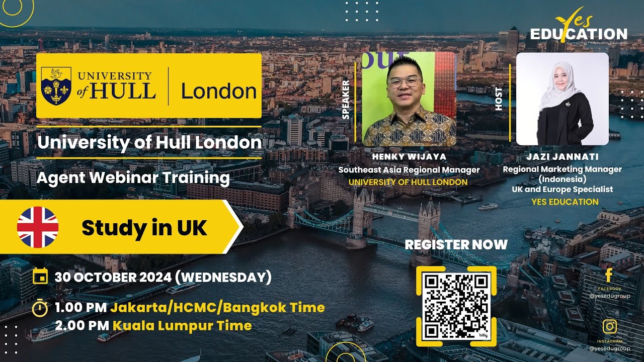 University of Hull London - Yes Education Agent Webinar Training