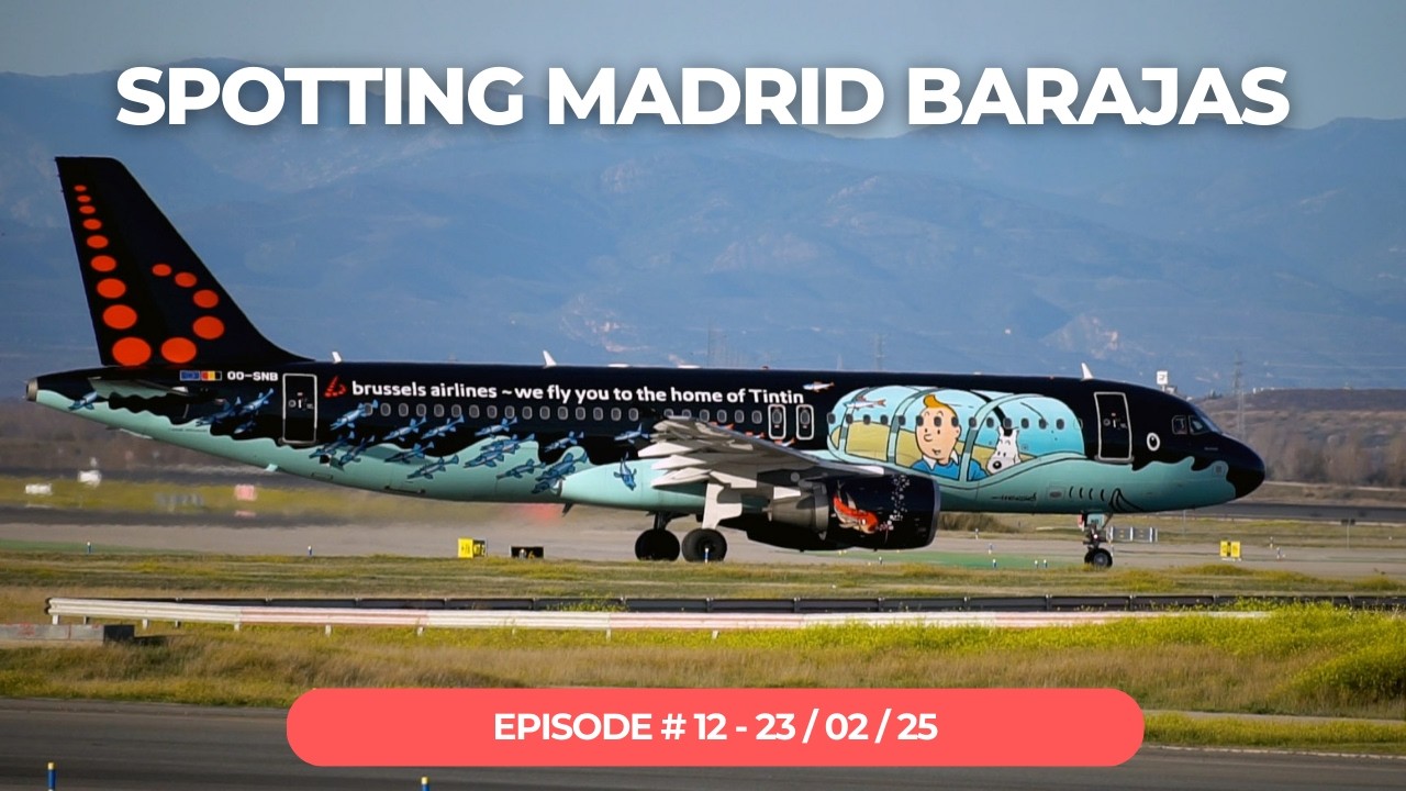 The BEST Plane Spotting Experience Is In Madrid Airport