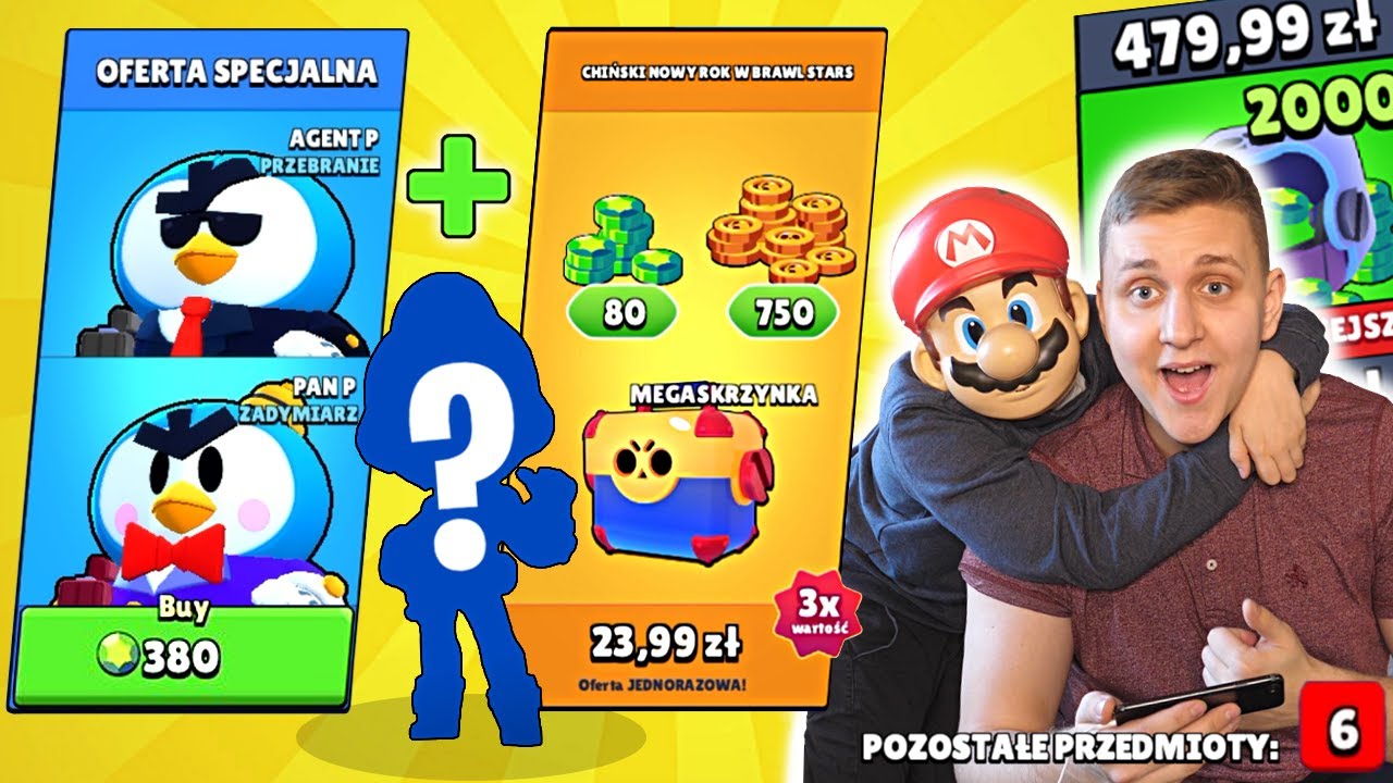 KUPIŁEM mojemu BRATU zadymiarza PANA P i trafiłem OSTATNIEGO MITYKA! *ANTY PRANK* ⭐️ BRAWL STARS
