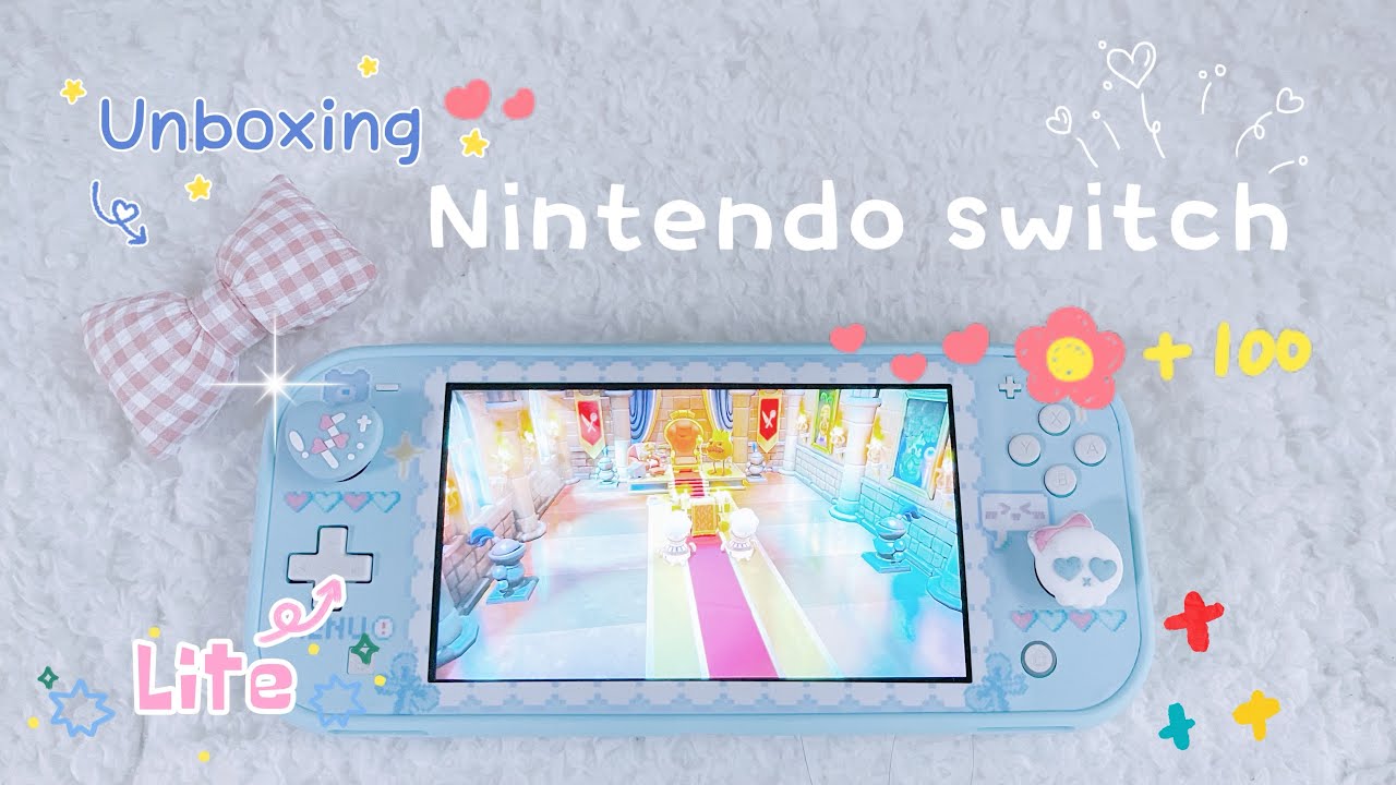 Hello, Valentine's Day with Nintendo Switch Lite turquoise colour. 🌹🌹 #unboxing #nintendoswitch