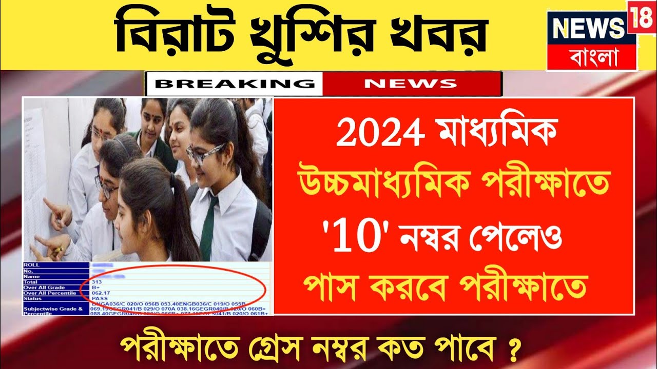 🔴 মাধ্যমিক নিয়ে বড় সুখবর | Madhyamik Result 2024 | HS exam 2024 | Madhyamik exam 2024 new update