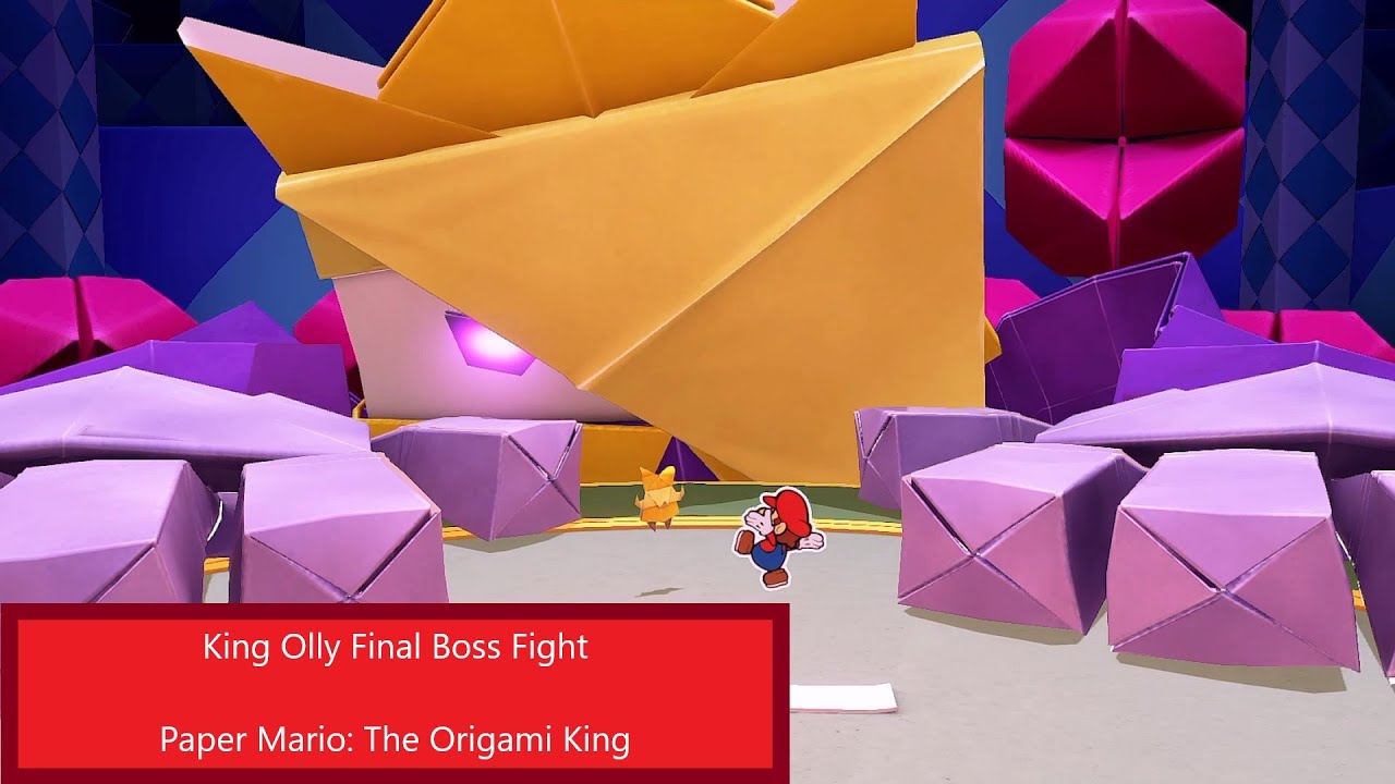 King Olly Final Boss Fight - Paper Mario: The Origami King