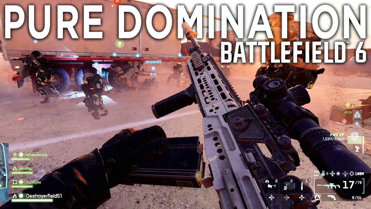 DMRs PURELY DOMINATES Battlefield 6 - Battlefield 6 Gameplay