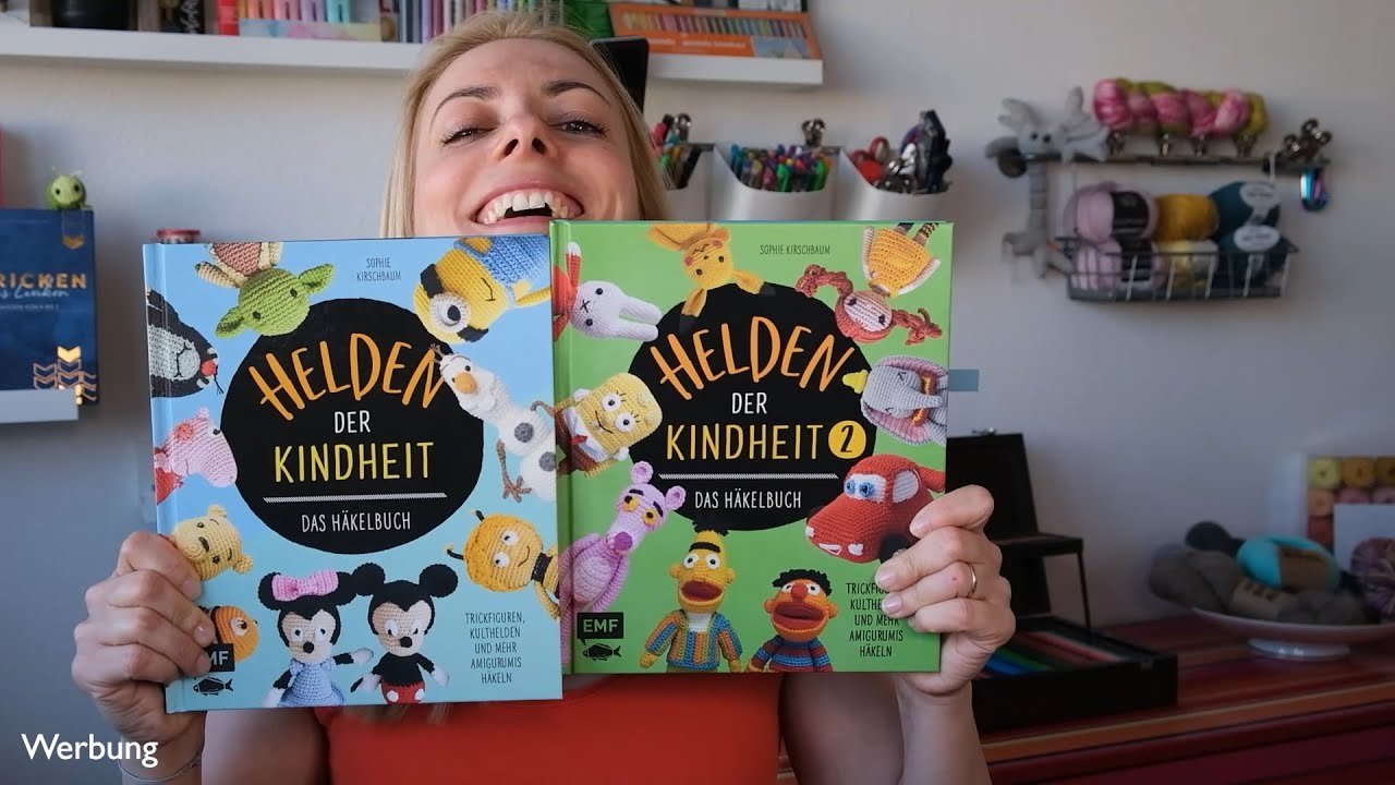 Kreativbuch Rezension - Helden der Kindheit 2 - Blick ins Buch & alle Helden