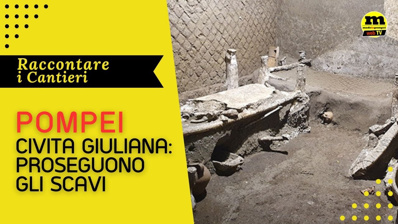 Pompei, Raccontare i Cantieri: i recenti interventi di scavo a Civita Giuliana
