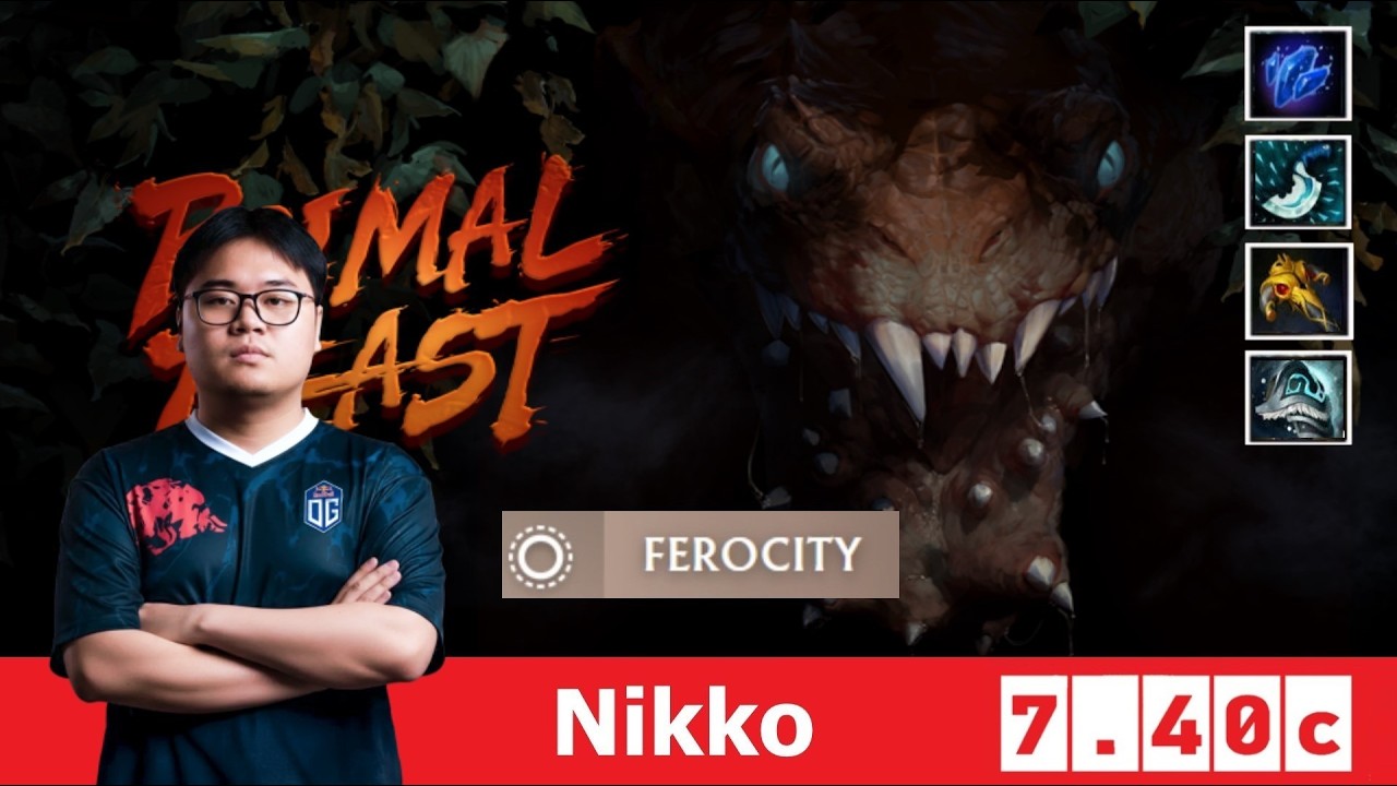 [DOTA 2] Nikko PRIMAL BEAST [OG vs TEAM YANDEX] [DREAMLEAGUE 28] [7.40c]