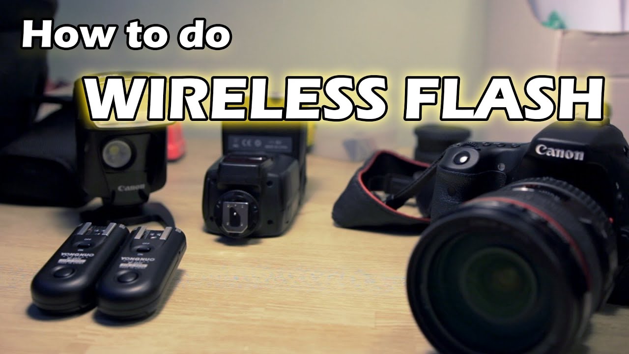 How to set up Wireless Flash Photography