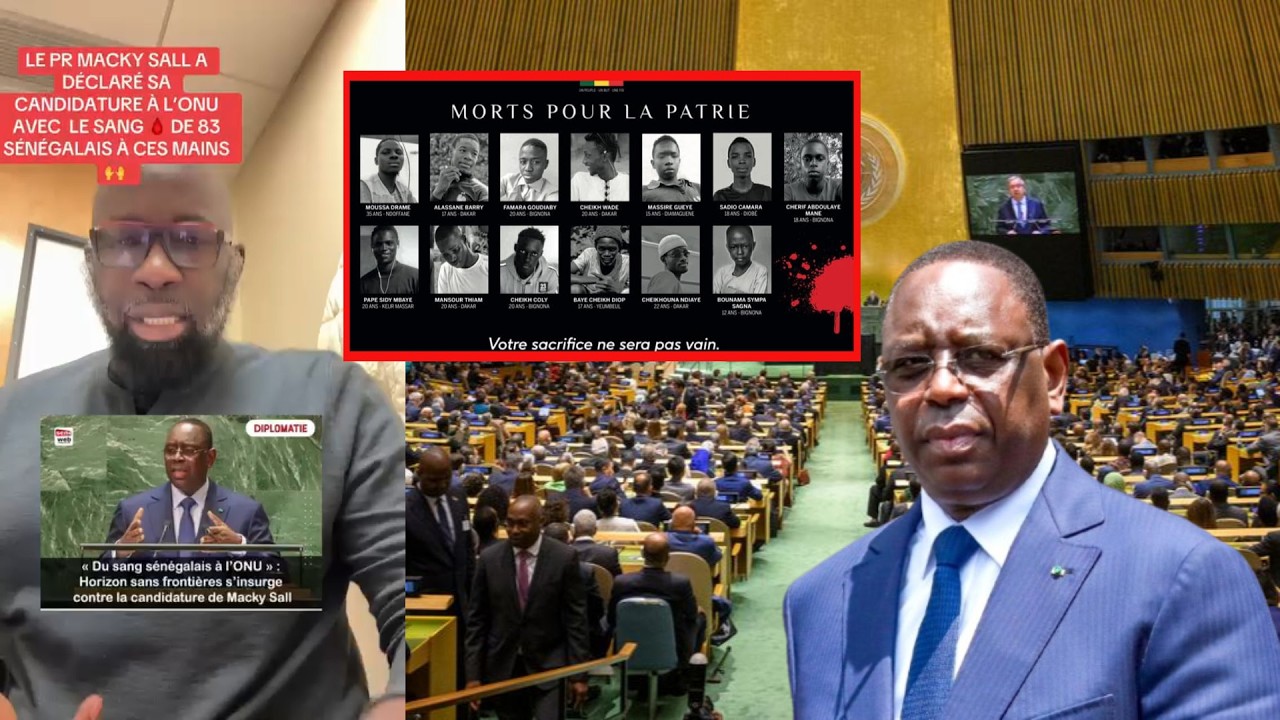 Tounkara : Macky Sall a déclaré sa candidature à l'ONU avec le soutien des 80 Sénégalais à ses mains