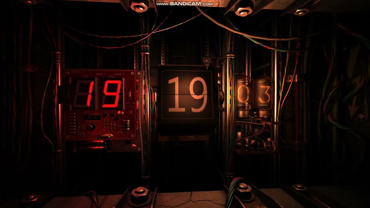 Digital Clock 3D Screensaver